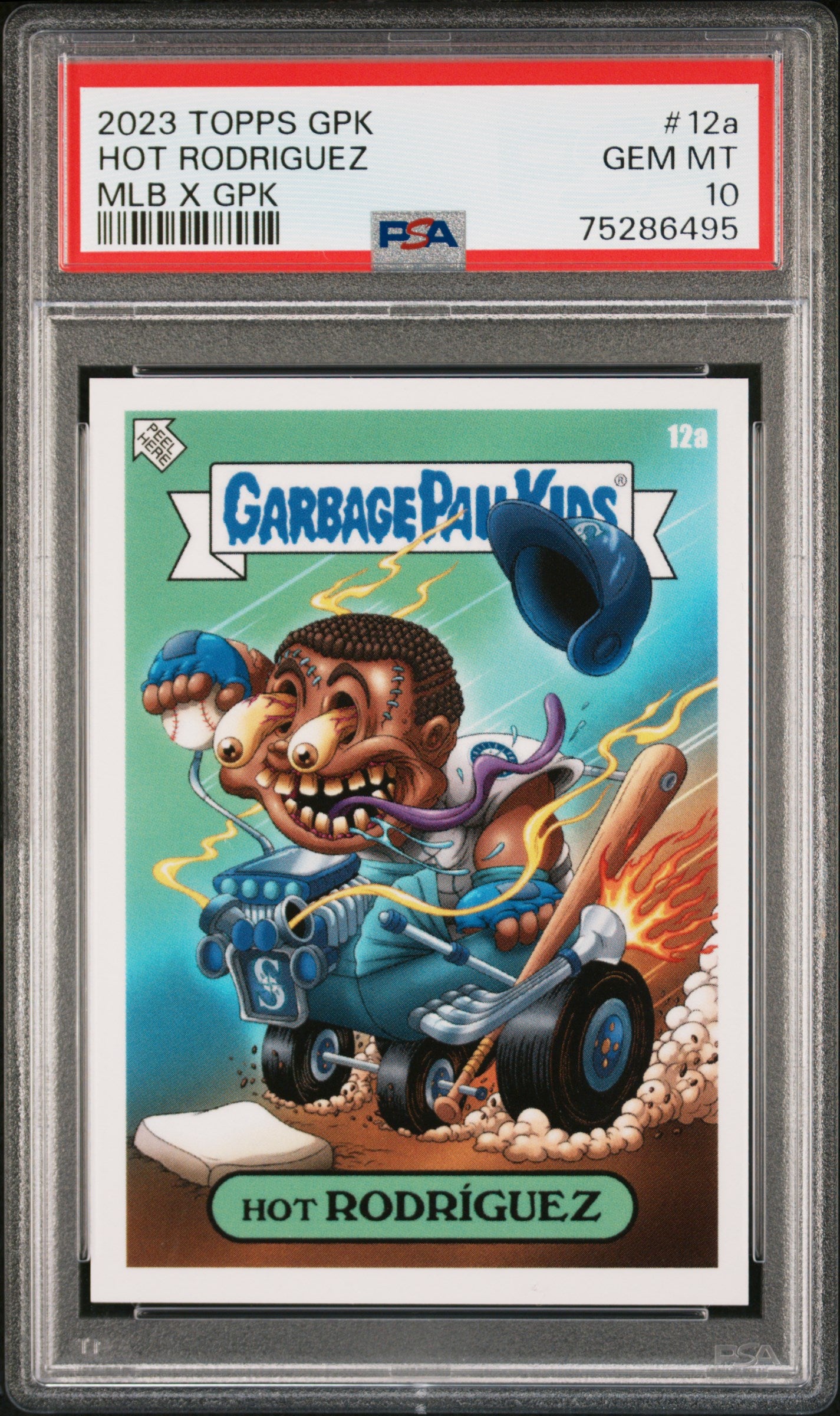2022 Topps Grbg Pail Kids GpkXMlb Series 2 Alex Pardee #12a Hot Rodriguez PSA 10