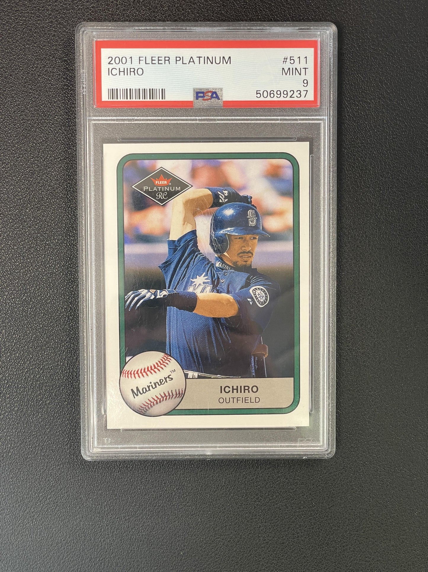 2001 Fleer Platinum #511 Ichiro PSA 9