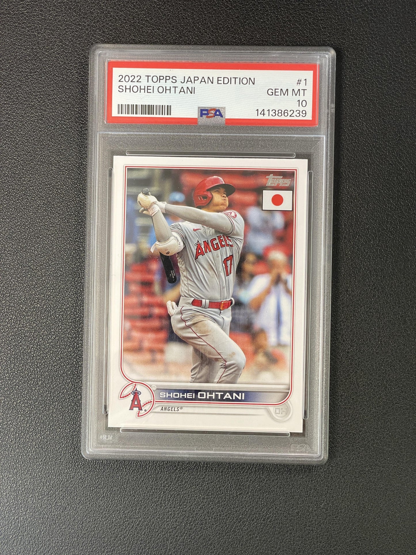 2022 Topps Japan Edition #1 Shohei Ohtani PSA 10