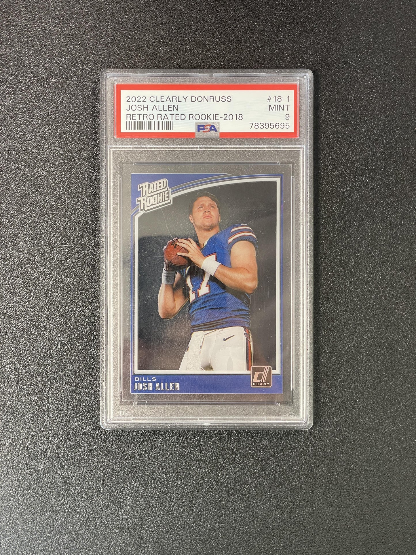 2018 Donruss #304 Josh Allen Season Stat Line PSA 9 #/99